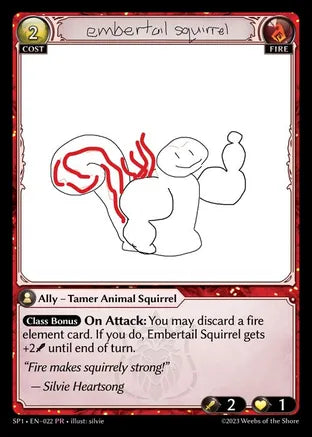 Embertail Squirrel (SP1) Box Topper