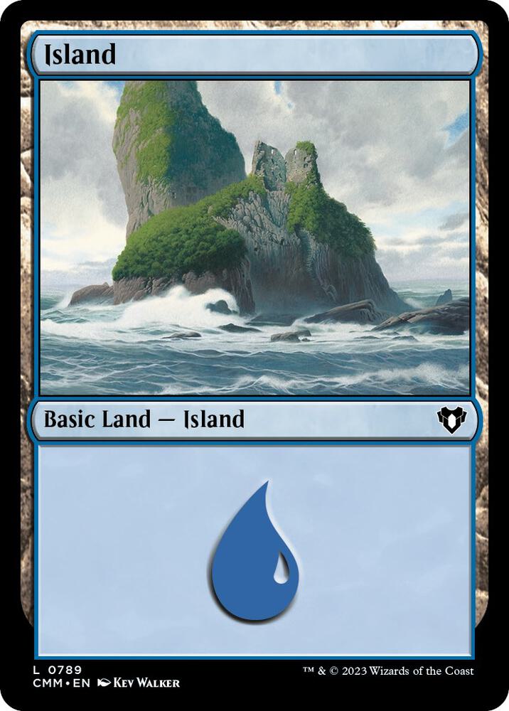 ISLAND (BASIC LAND #789 CMM)