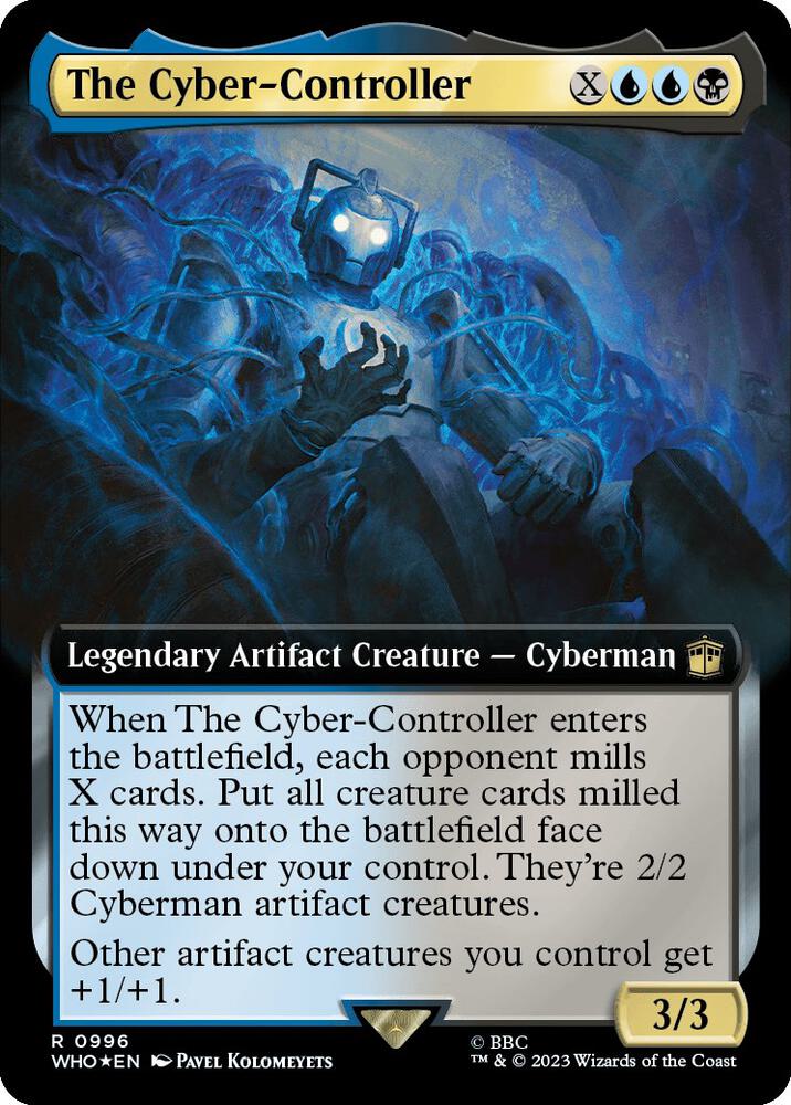 The Cyber-Controller (#996 Extended Art SURGE FOIL:WHO)