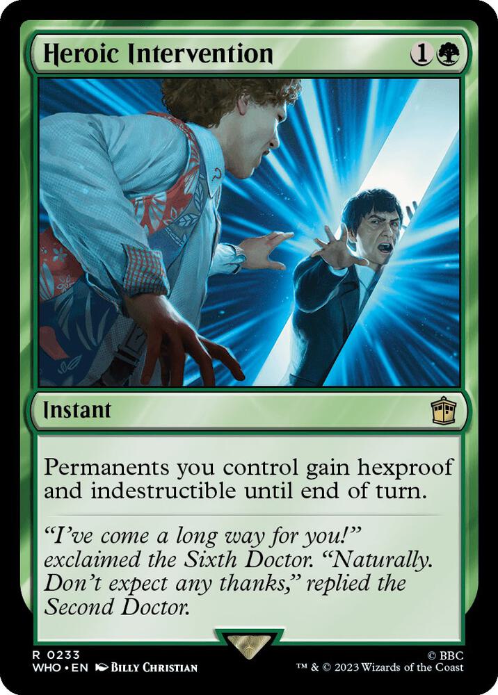 Heroic Intervention (#233 WHO)