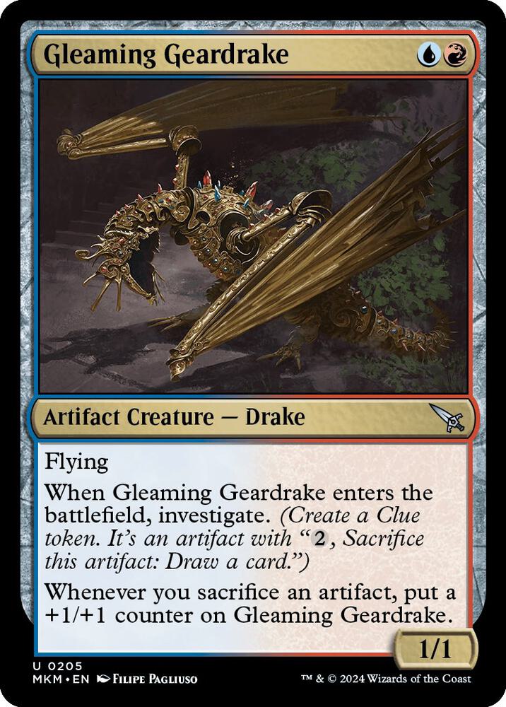 Gleaming Geardrake (205:MKM)