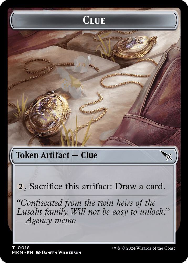 CLUE (TOKEN # 18:MKM