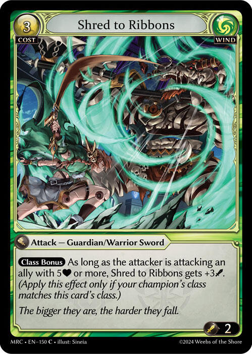 Shred to Ribbons {MRC}