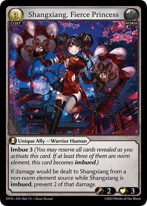 Shangxiang, Fierce Princess(HVN)
