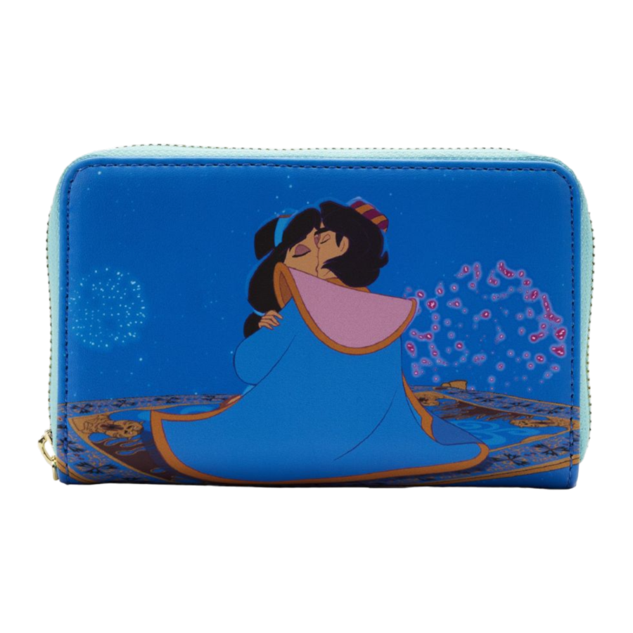 Aladdin (1992) - Jasmine Princess Scenes Zip Around Purse
