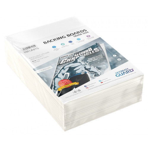 Ultimate Guard - Comic Backing Boards Silver Size - 100pk