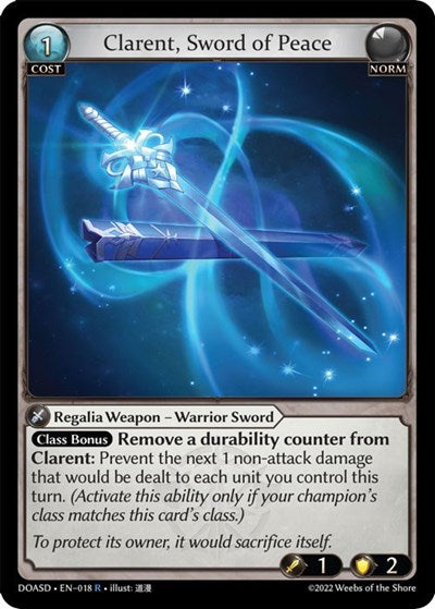 Clarent , Sword of Peace