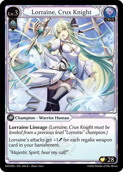 Lorraine, Crux Knight (Starter Deck)