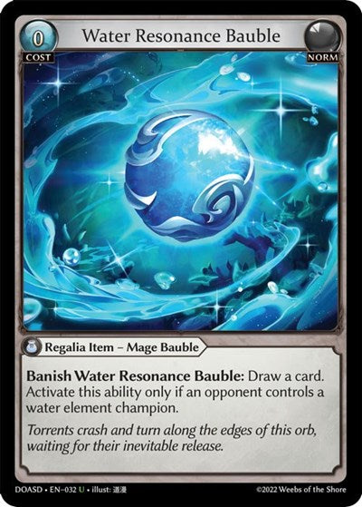 Water Resonance Bauble (Starter Deck)