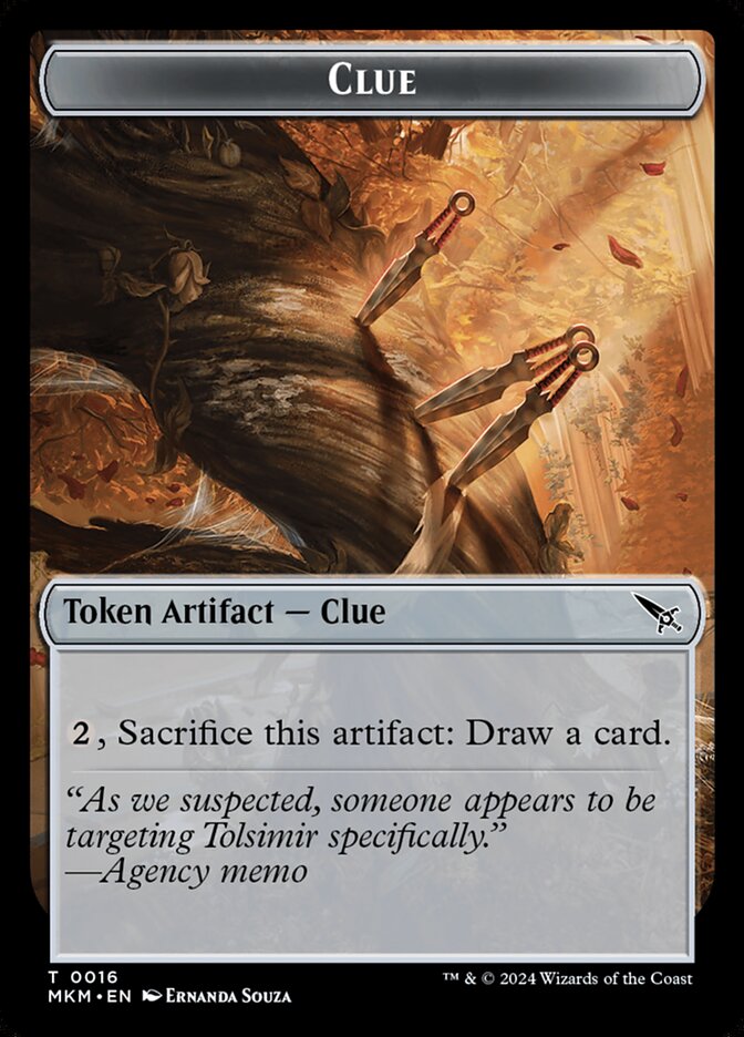CLUE (TOKEN # 16:MKM)