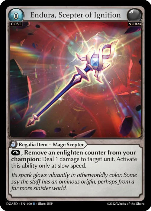 Endura, Scepter of Ignition(SD)
