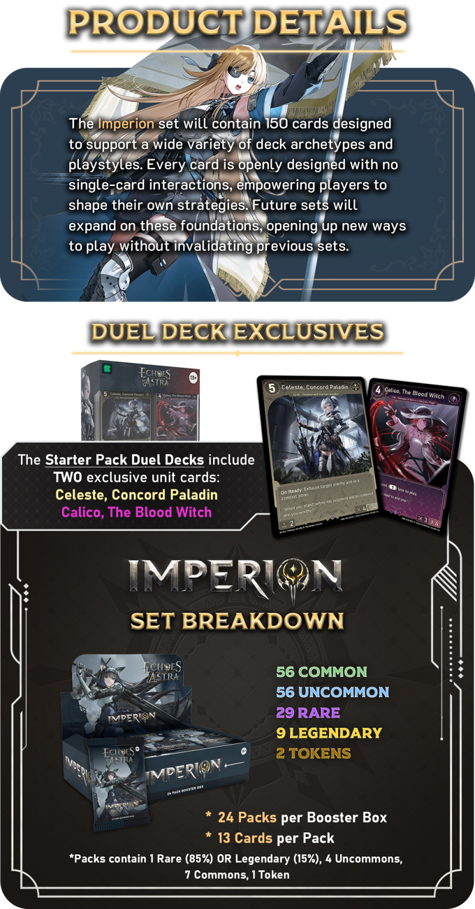 Echoes of Astra Imperion Booster Box - Kickstarter Edition