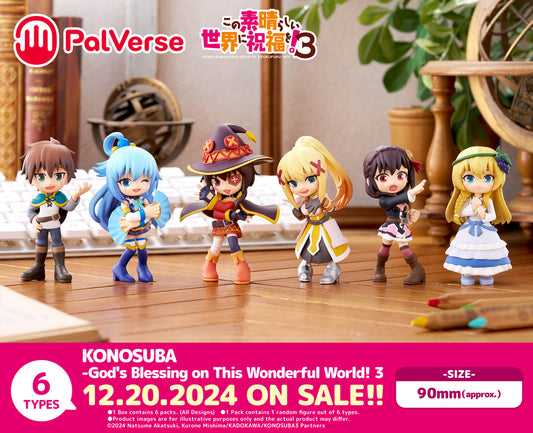 [PalVerse] Konosuba: God's Blessing on This Wonderful World! 3 Blind Box - 6pcs