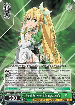 Bond Between Siblings, Leafa
