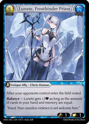 Lunete, Frostbinder Priest