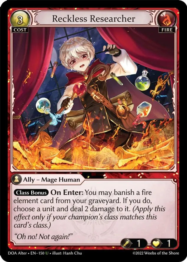 Reckless Researcher (Foil)