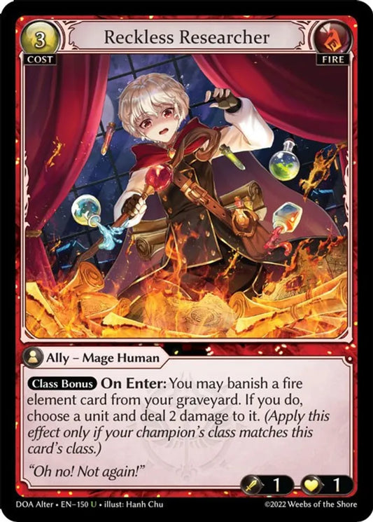 Reckless Researcher (Foil)