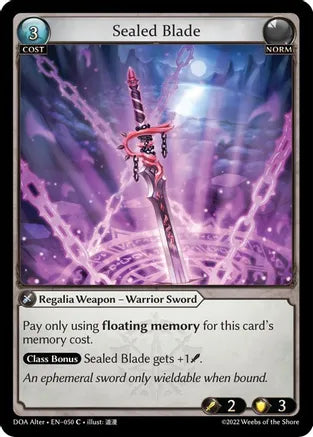 Sealed Blade (DOA ALTER Foil)