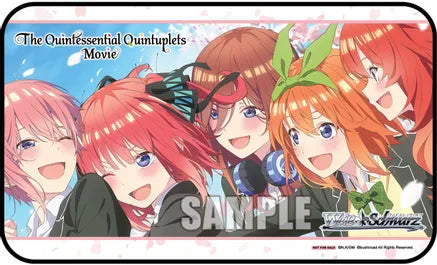 Weiss Schwarz Stitched Playmat - The Quintessential Quintuplets Movie - Bushiroad Playmats