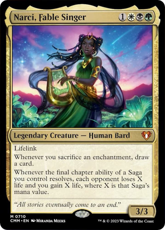 Narci, Fable Singer (CMM) (Commander Masters)