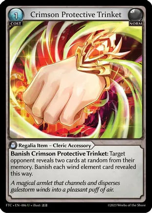 Crimson Protective Trinket (Foil)