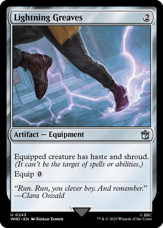 Lightning Greaves (#243 FOIL:WHO)