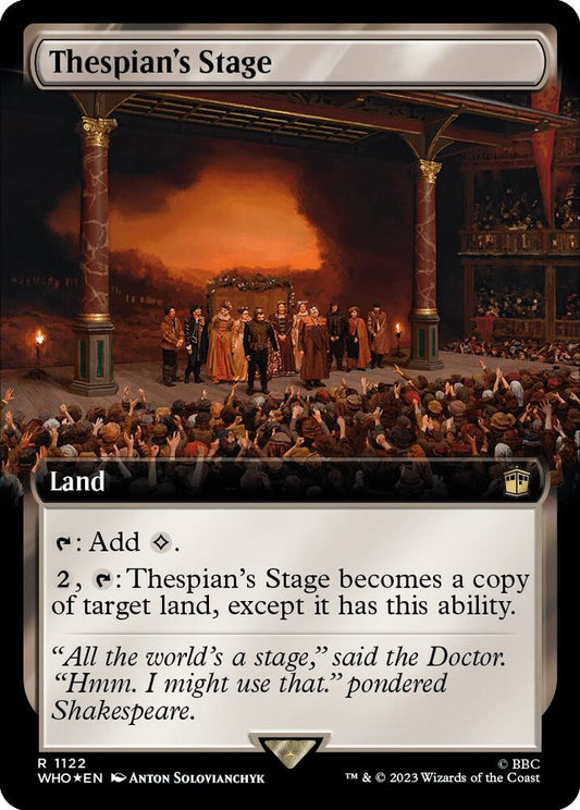 Thespian Stage (#1122 Extended Art SURGE FOIL:WHO)
