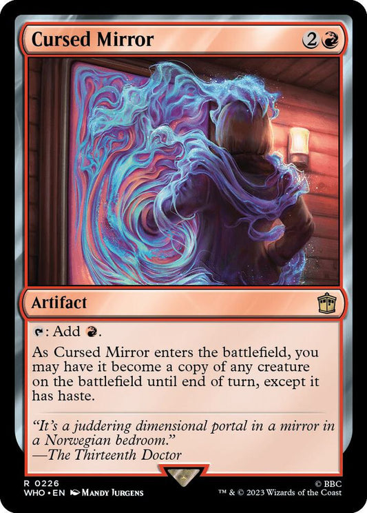 Cursed Mirror (#226 FOIL: WHO) (Copy)