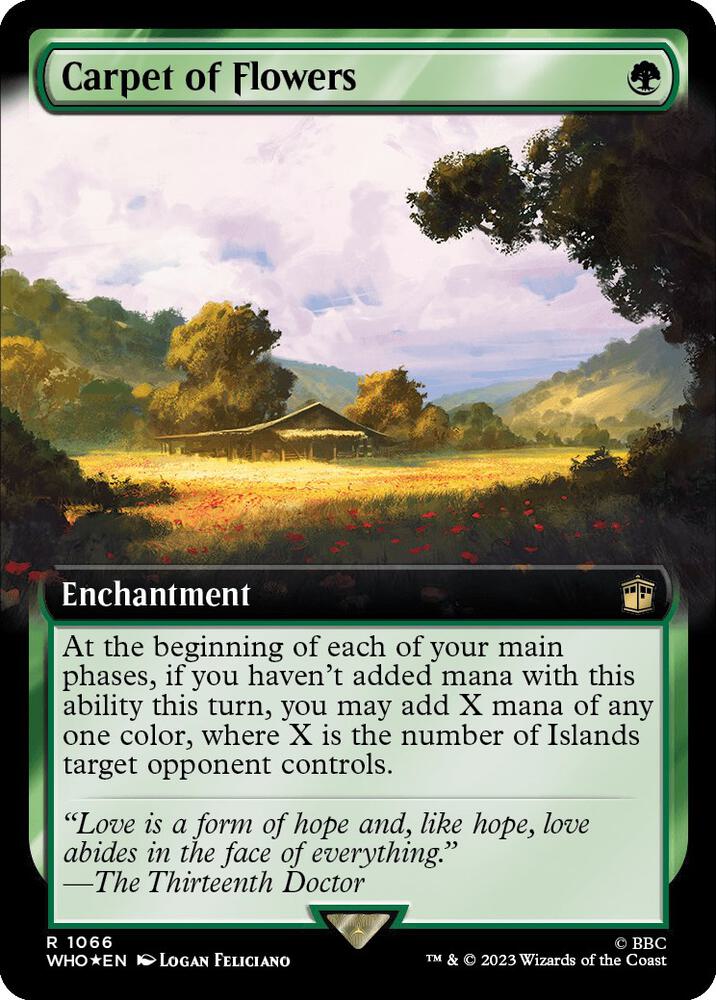 Carpet of Flowers (#1066 Extended Art SURGE FOIL:WHO)