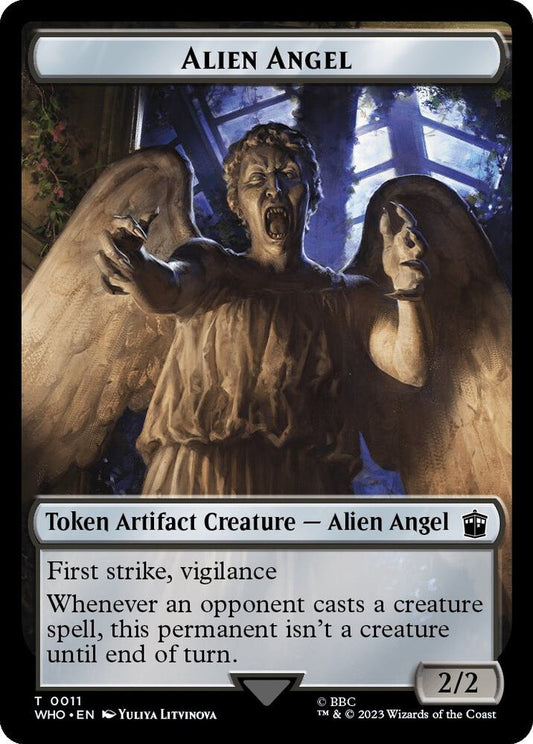 Alien Angel // Food (#11//27 Double Token FOIL:WHO)