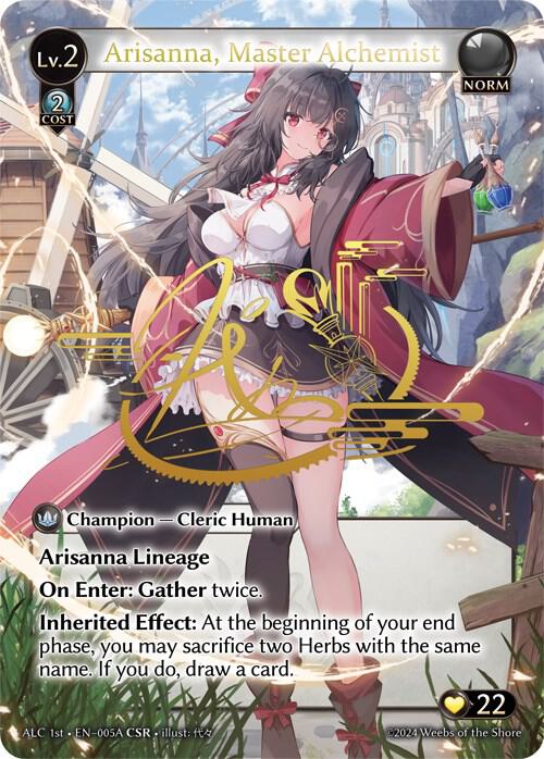 Arisanna, Master Alchemist (CSR) (005A) (ALC1E) - Alchemical Revolution (ALC)