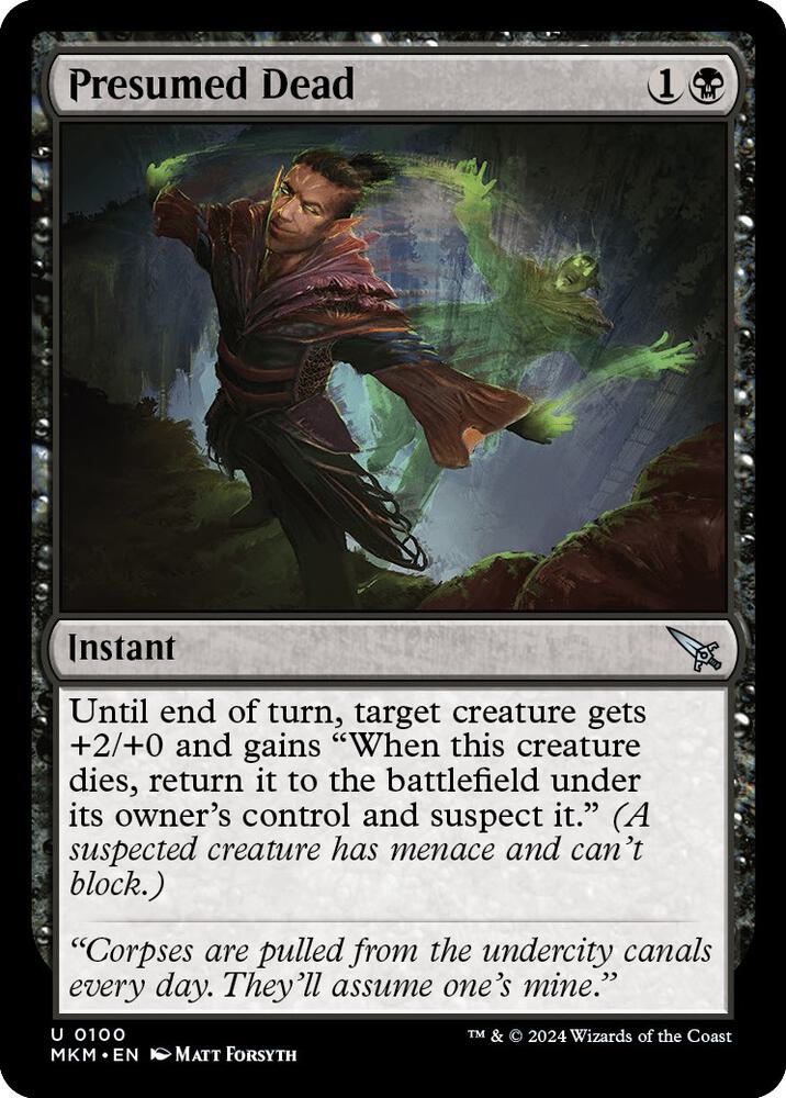 Presumed Dead ( #100:MKM)