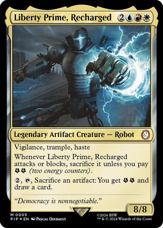 Liberty Prime, Recharged(#5 FOIL:PIP)