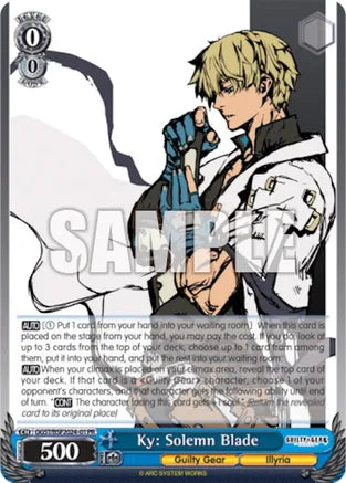 Ky: Solemn Blade (Promo / GGST/BSF2024 015PR)