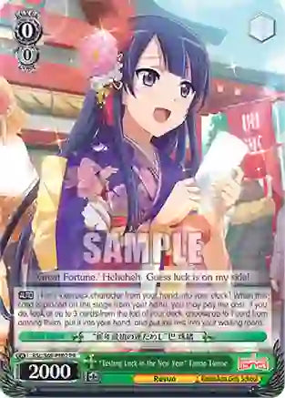 Testing luck in the new year Tamao Tomoe (Promo / RSL/S69-PE02)