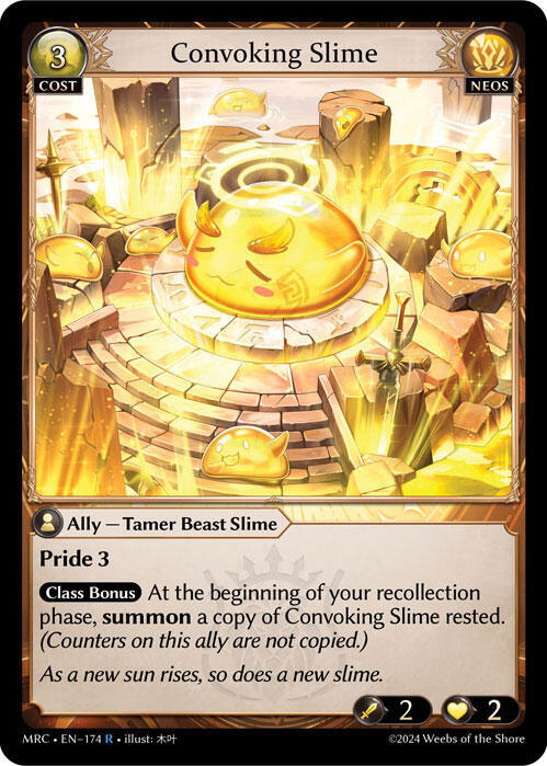 Convoking Slime{ FOIL: MRC }