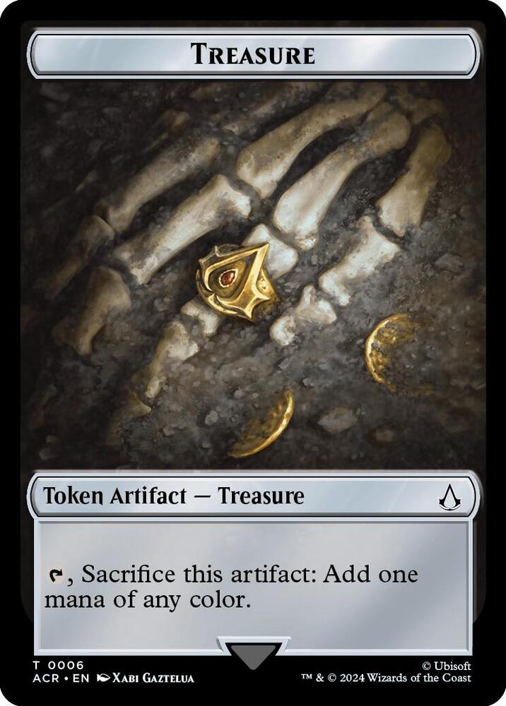 Assassin// Treasure (DOUBLE-SIDED TOKEN#4//#6 TOKEN (FOIL:ACR)