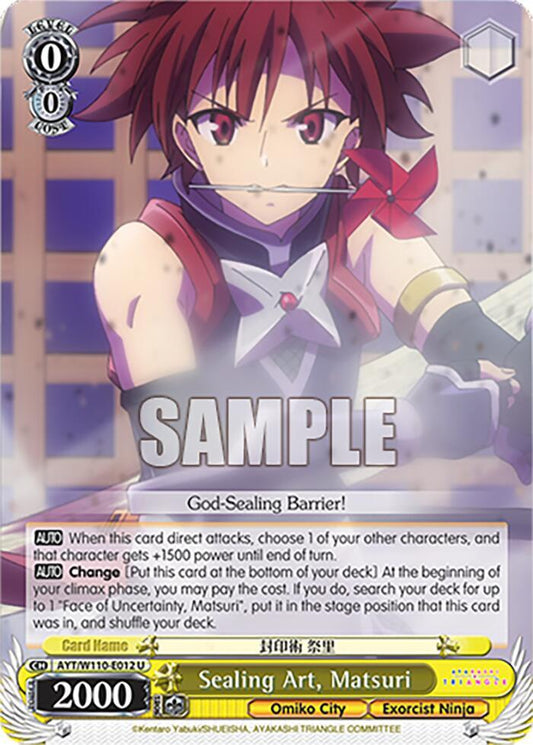 Sealing Art, Matsuri