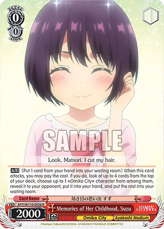 Memories of Her Childhood, Suzu