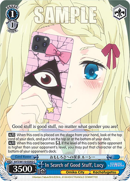 In Search of Good Stuff, Lucy
