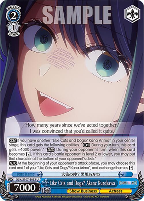 Like Cats and Dogs, Akane Kurokawa
