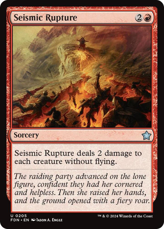 Seismic Rupture(#205 FOIL:FDN)