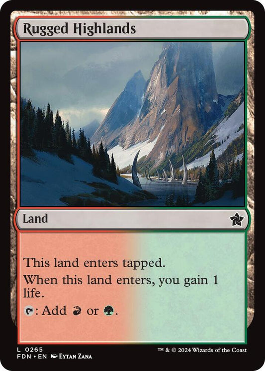 Rugged Highlands(#265 FOIL:FDN)