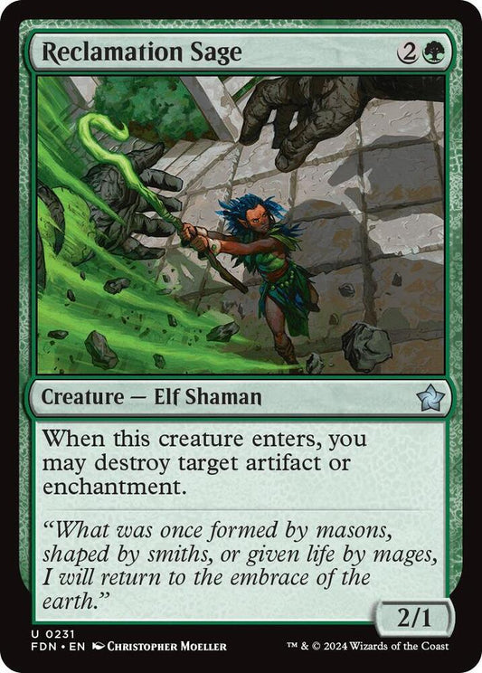 Reclamation Sage(#231 FOIL:FDN)