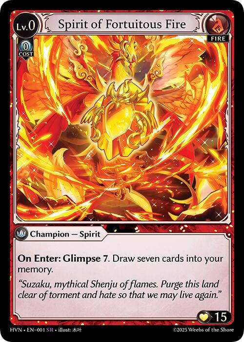 Spirit of Fortuitous Fire(HVN)