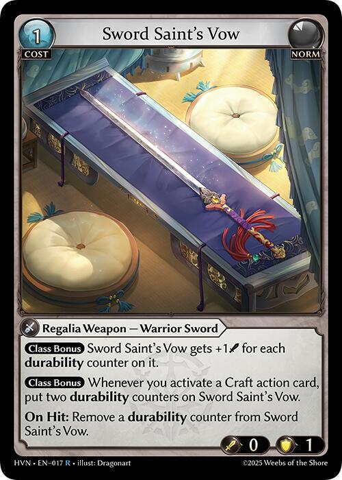 Sword Saint's Vow(HVN:FOIL)