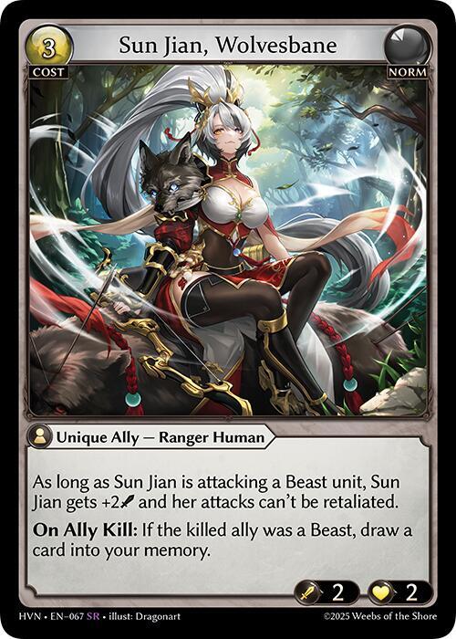Sun Jian, Wolvesbane(HVM:FOIL)