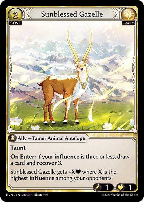 Sunblessed Gazelle(HVN)