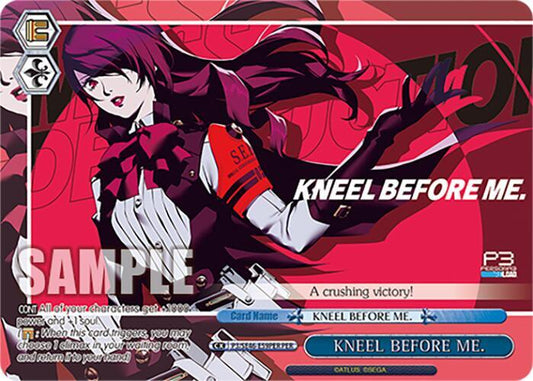 KNEEL BEFORE ME(PER)