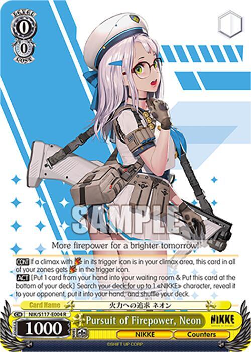 Pursuit of FIrepower,Neon